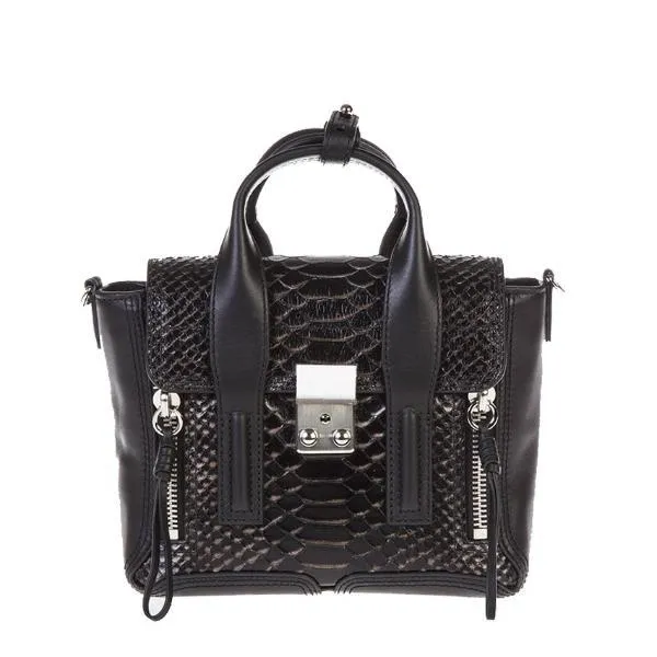 3.1 Phillip Lim Mini Pashli Python Satchel