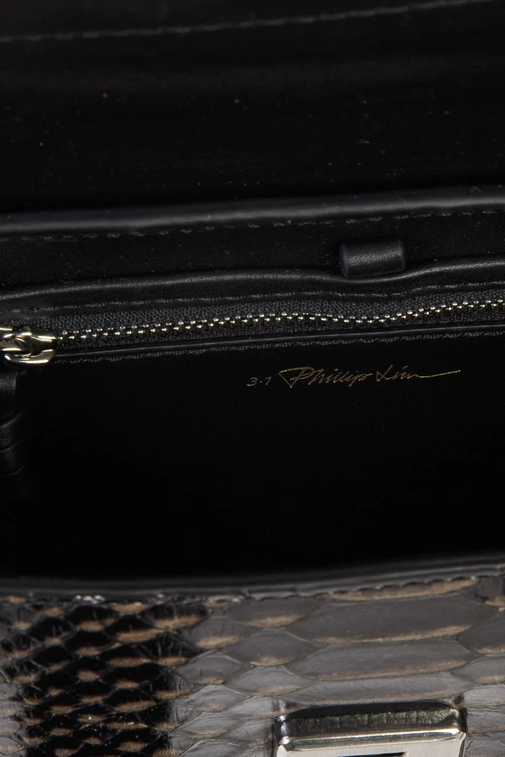 3.1 Phillip Lim Mini Pashli Python Satchel