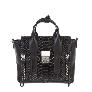 3.1 Phillip Lim Mini Pashli Python Satchel