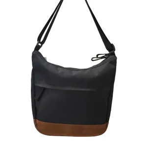 ARCHETYPE FRANKLIN NYLON CROSS BODY BAG_BLACK
