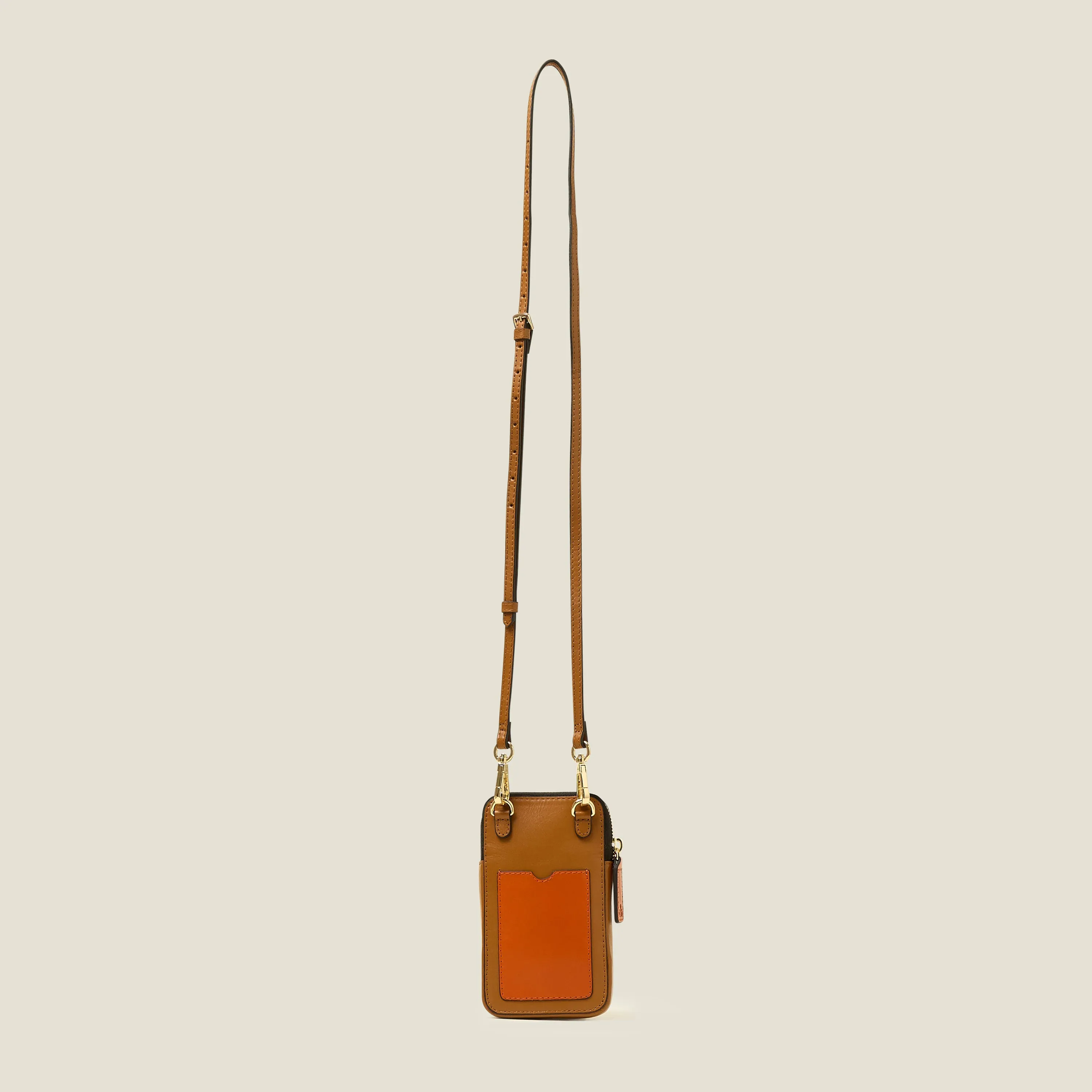 Ariel Phone Case - Whipstitch Stem Tan