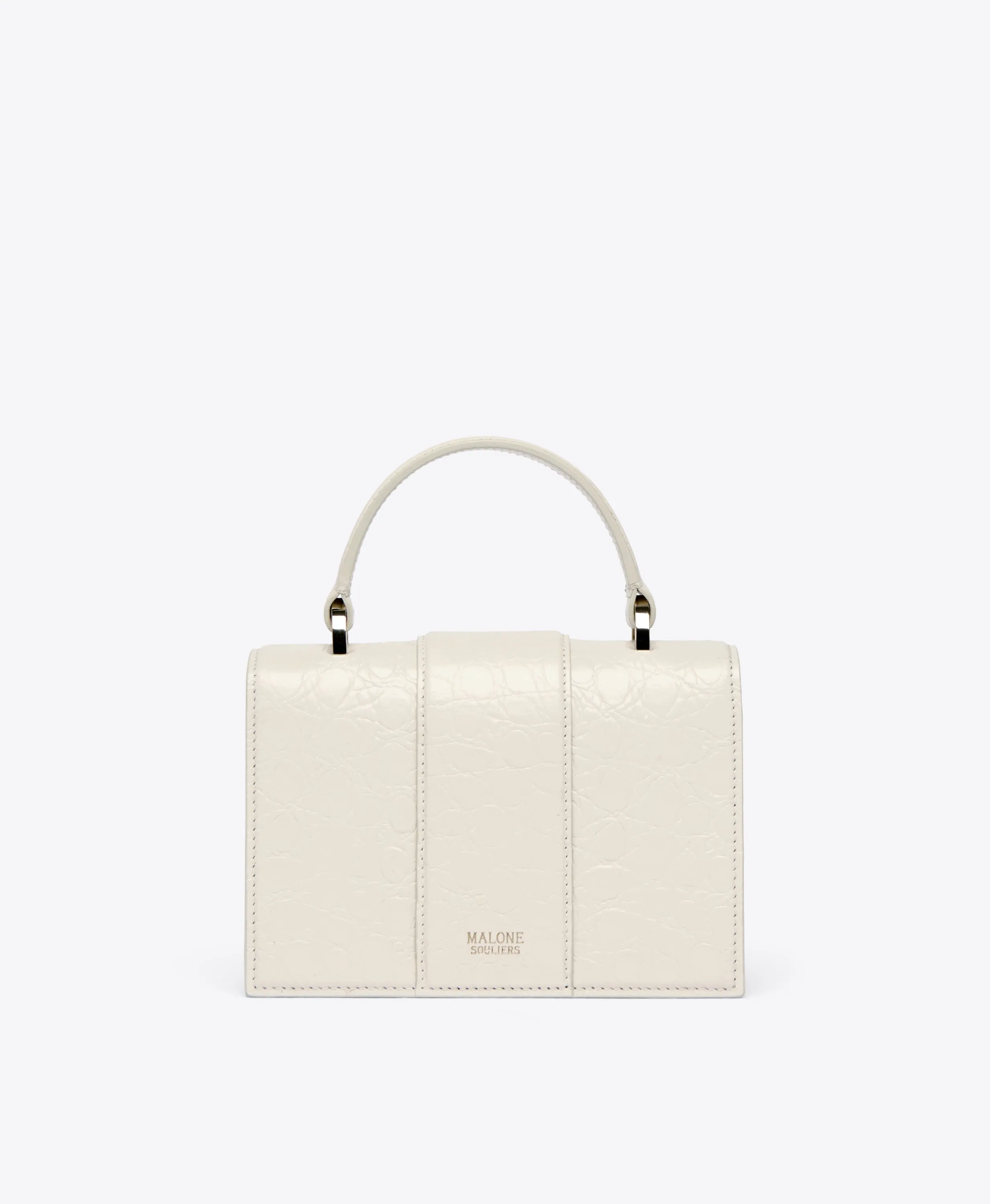 Audrey Cream Leather Mini Handbag