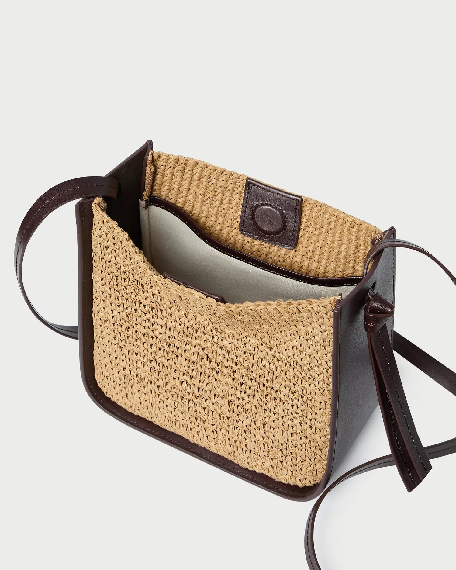 Avalon Brown/Espresso Crochet Crossbody