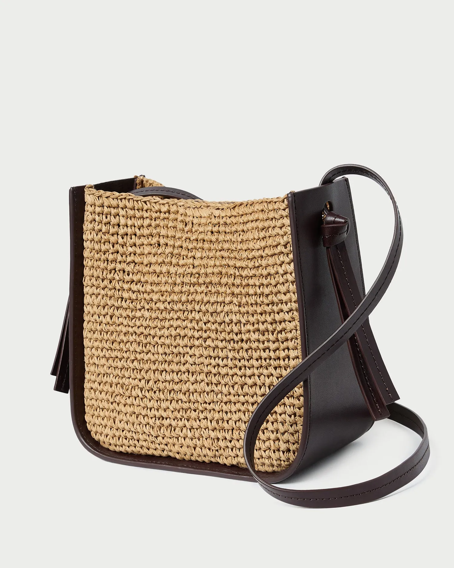 Avalon Brown/Espresso Crochet Crossbody