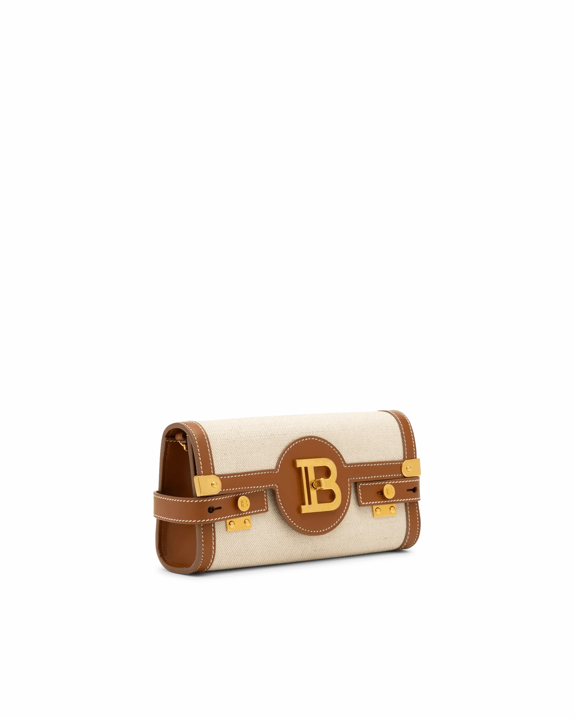 B-Buzz 23 Leather & Canvas Pouchette