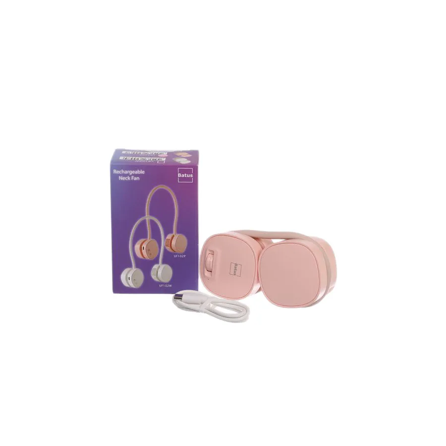 BATUS BATUS CORDLESS NECK FAN - PINK