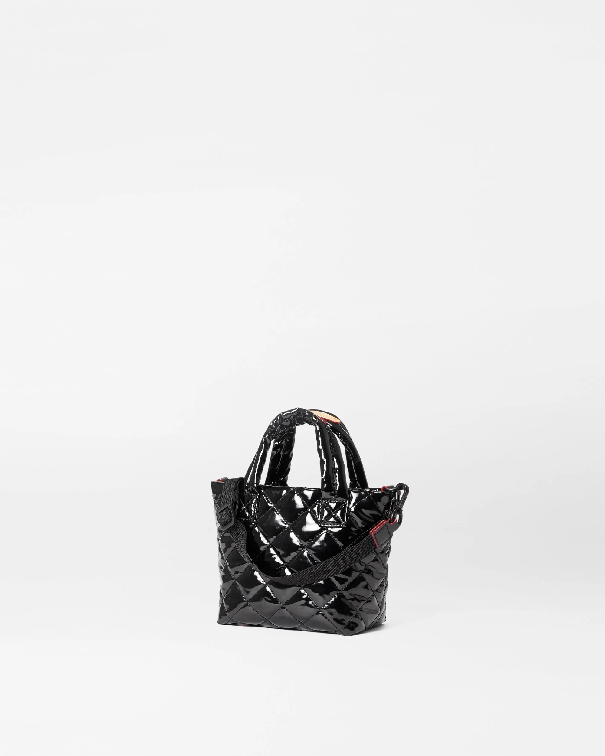 Black Lacquer Petite Metro Tote Deluxe