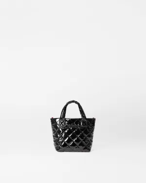 Black Lacquer Petite Metro Tote Deluxe