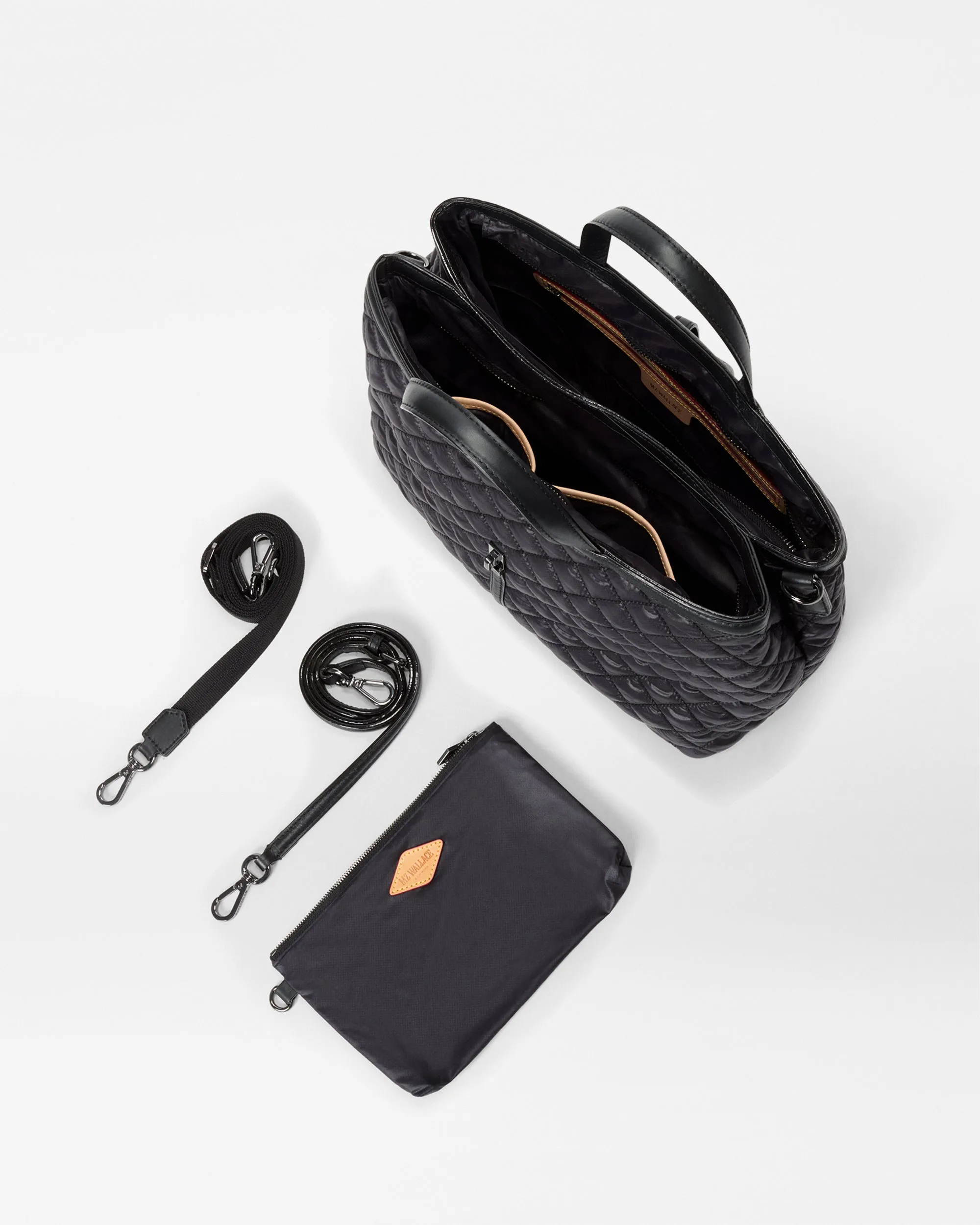 Black Medium Astor Top Handle