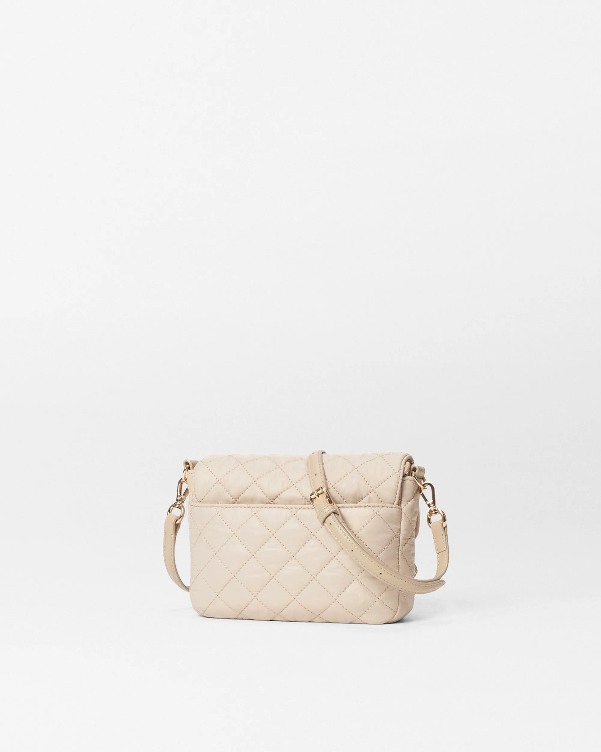 Buff Small Crosby Lock Crossbody