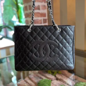CHANEL Grand Shopper Tote GST Caviar Leather
