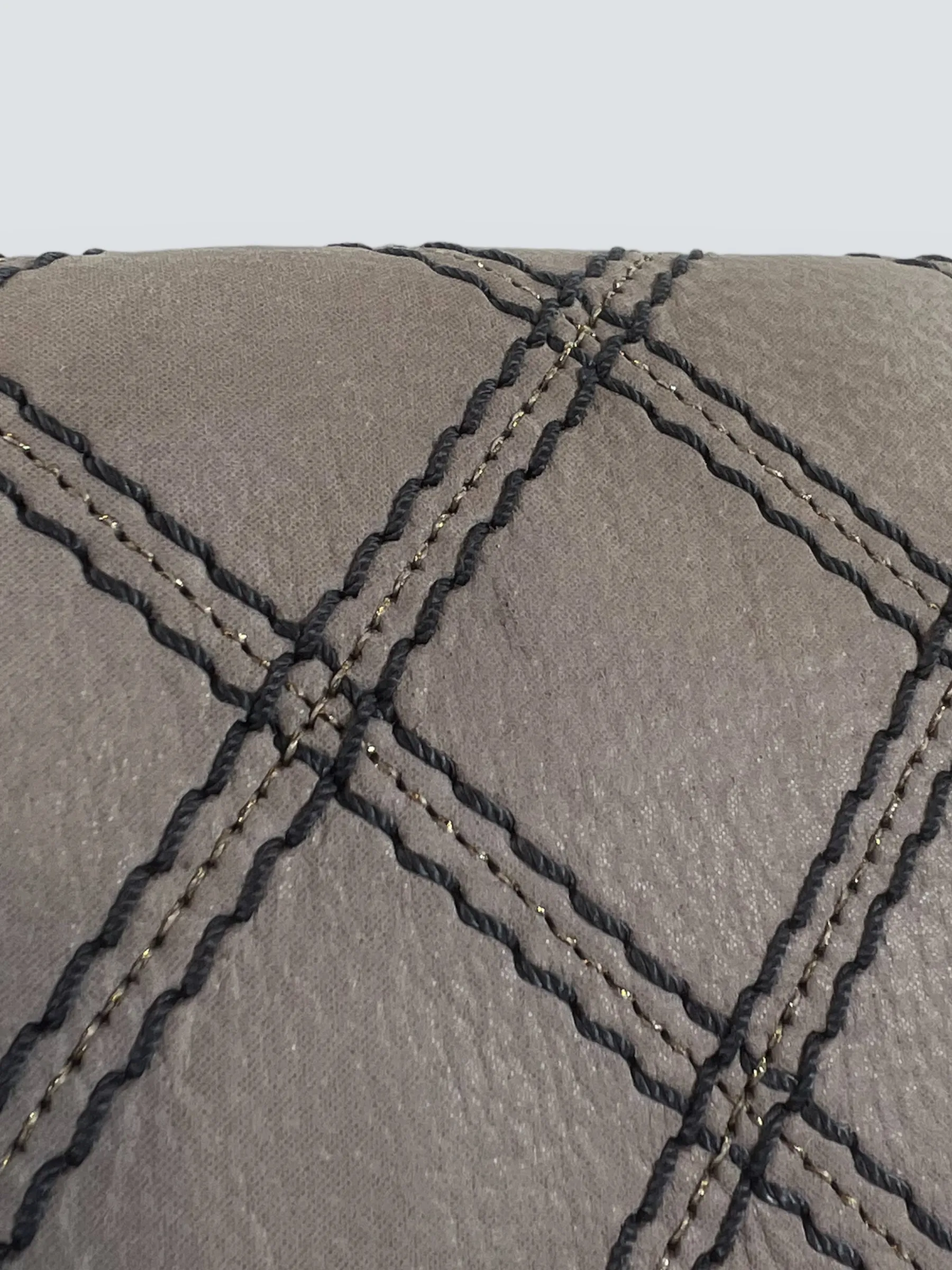 Chanel Powder Grey Quilted Leather Medium Stitch Flap