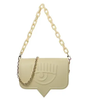 Chiara Ferragni Logo-Embossed Chain-Linked Shoulder Bag