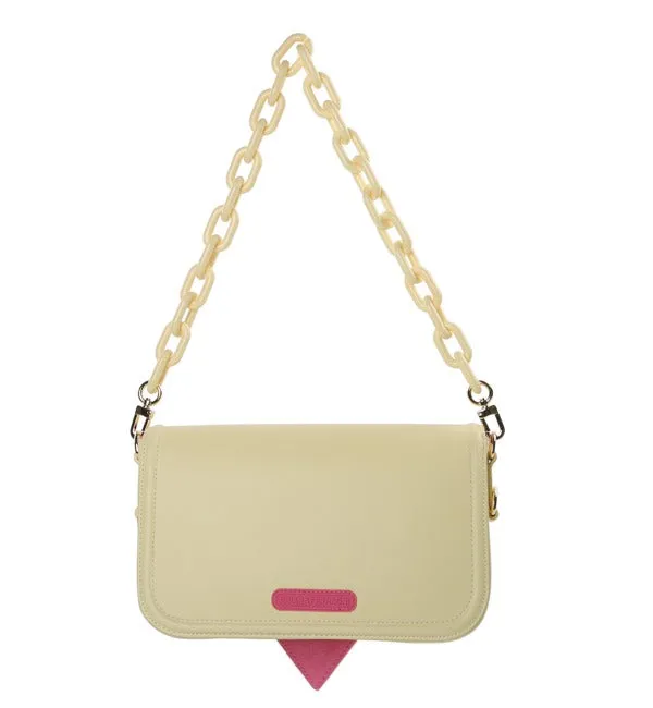 Chiara Ferragni Logo-Embossed Chain-Linked Shoulder Bag