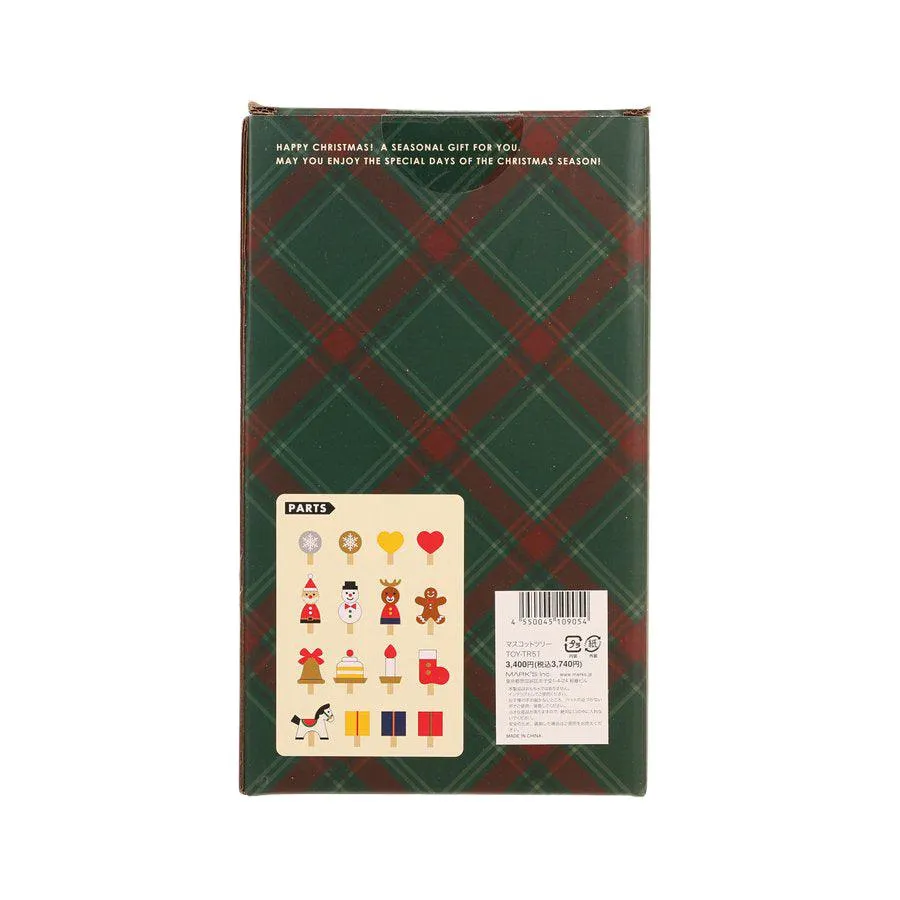 CHRISTMASOBJET WOODEN MASCOT XMAS TREE 22CM  (423g)