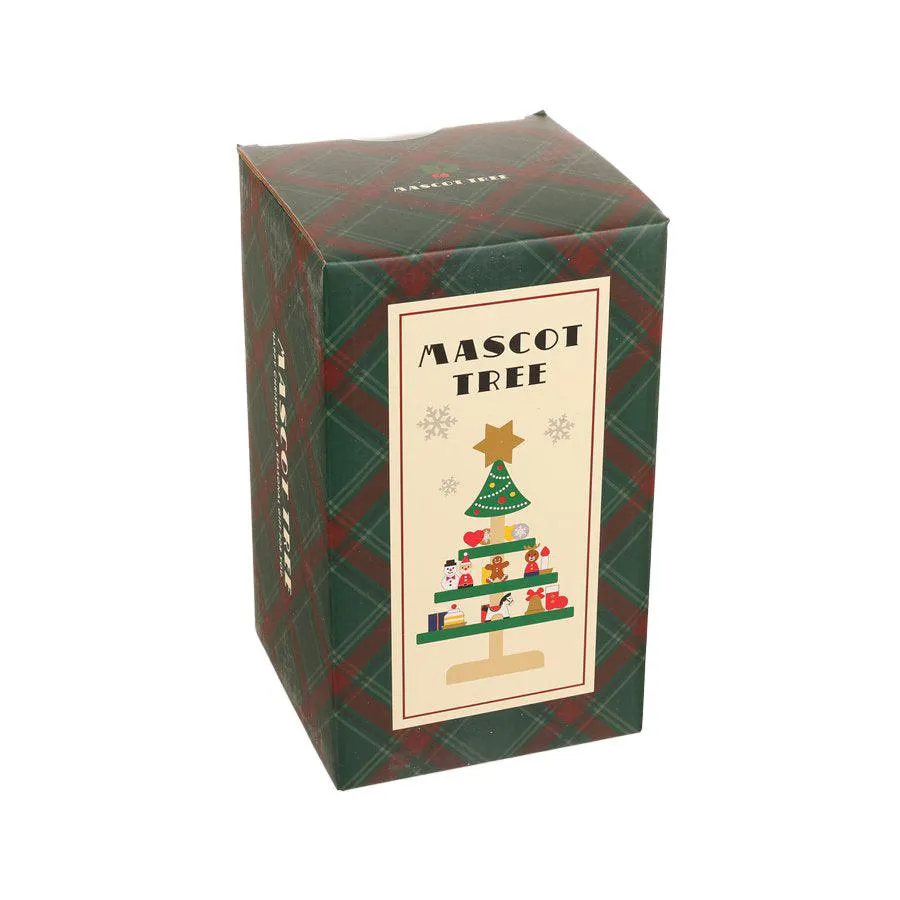 CHRISTMASOBJET WOODEN MASCOT XMAS TREE 22CM  (423g)