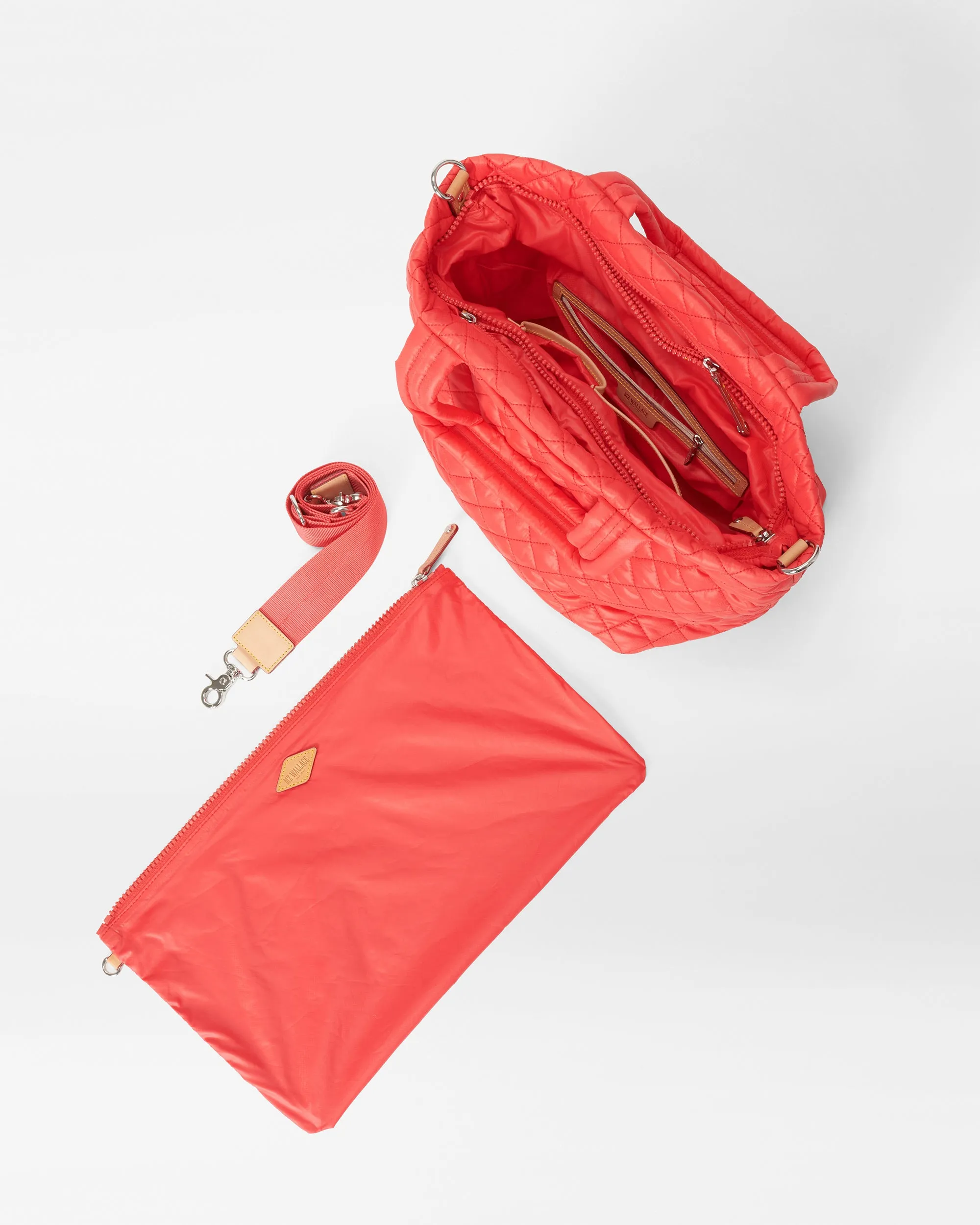 Coral Small Metro Tote Deluxe
