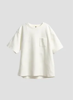 Cotton Rib Short Sleeves Top