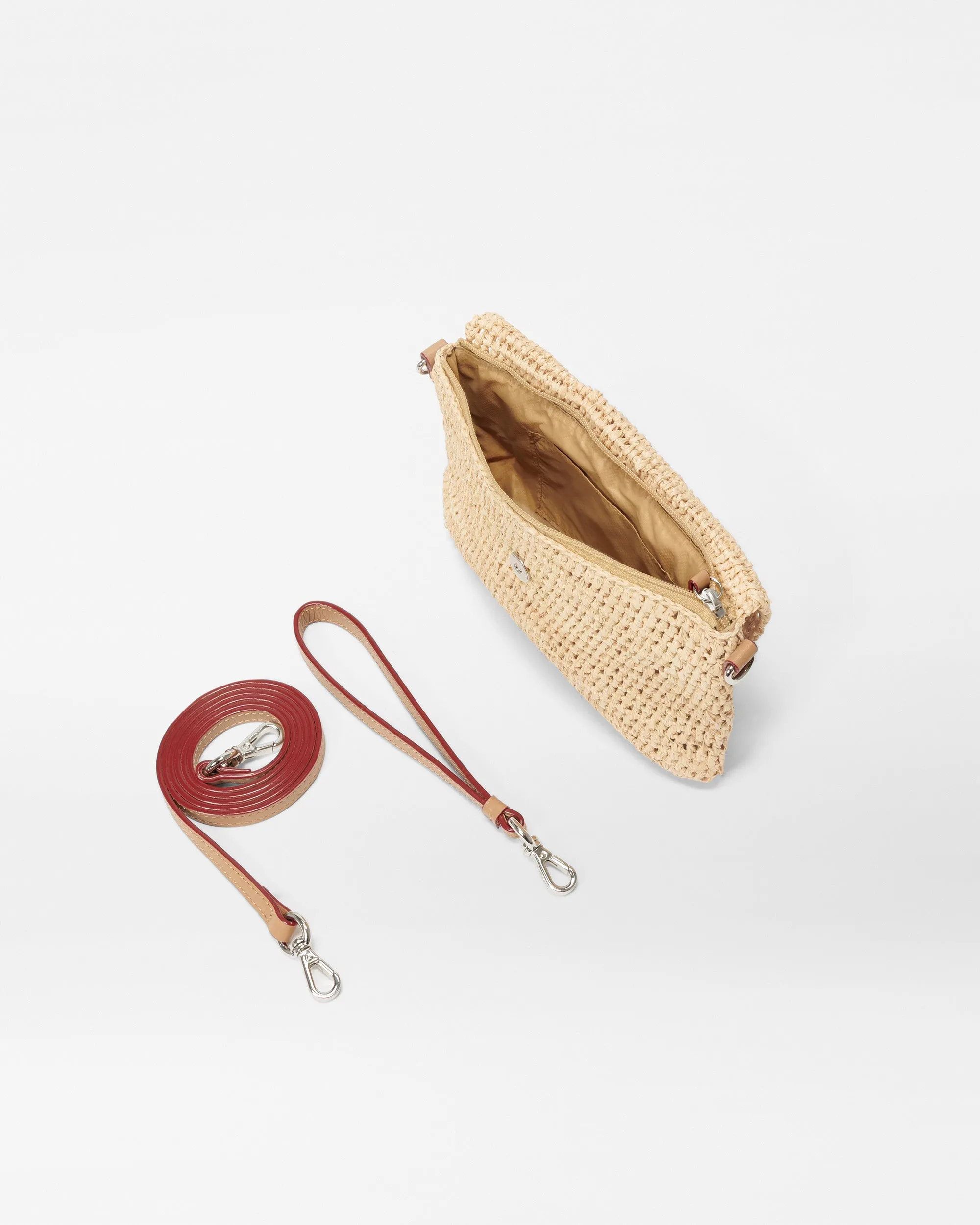 Crochet/Camel Crochet Convertible Crossbody