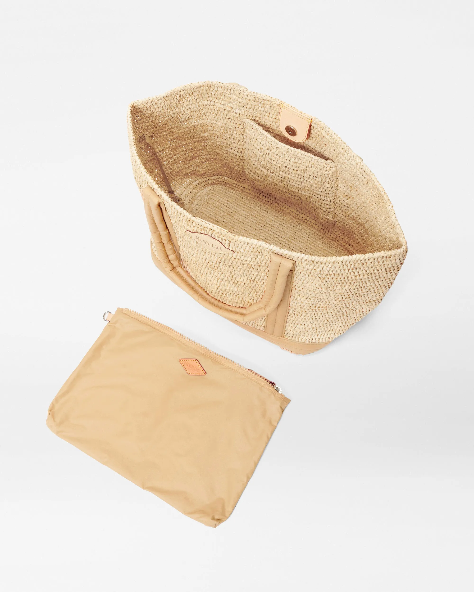 Crochet/Camel Medium Crochet Tote