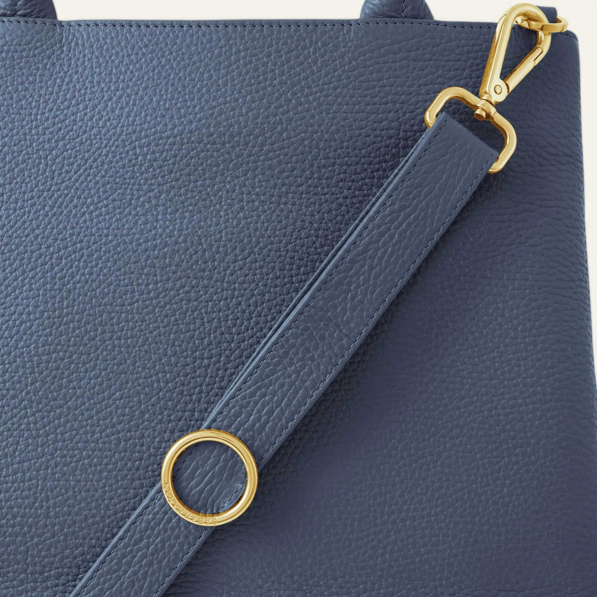 Dahlia Tote | Bluebell with Gold hardware