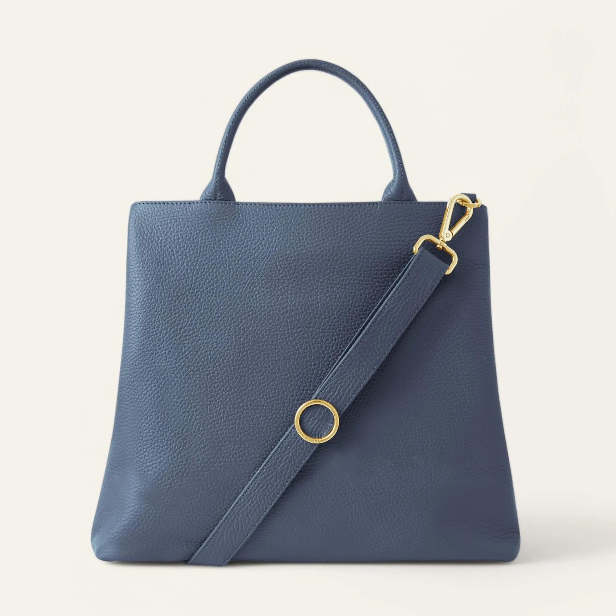 Dahlia Tote | Bluebell with Gold hardware