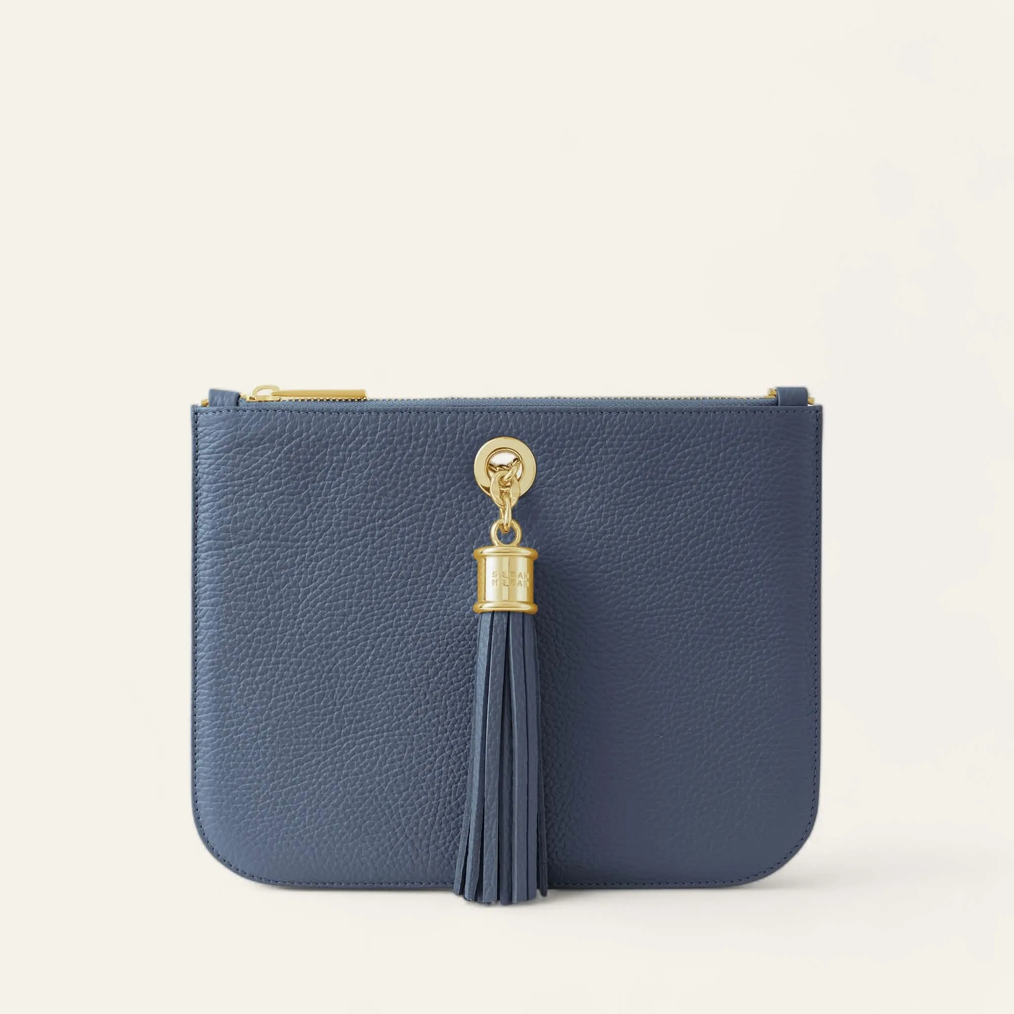 Dahlia Tote | Bluebell with Gold hardware