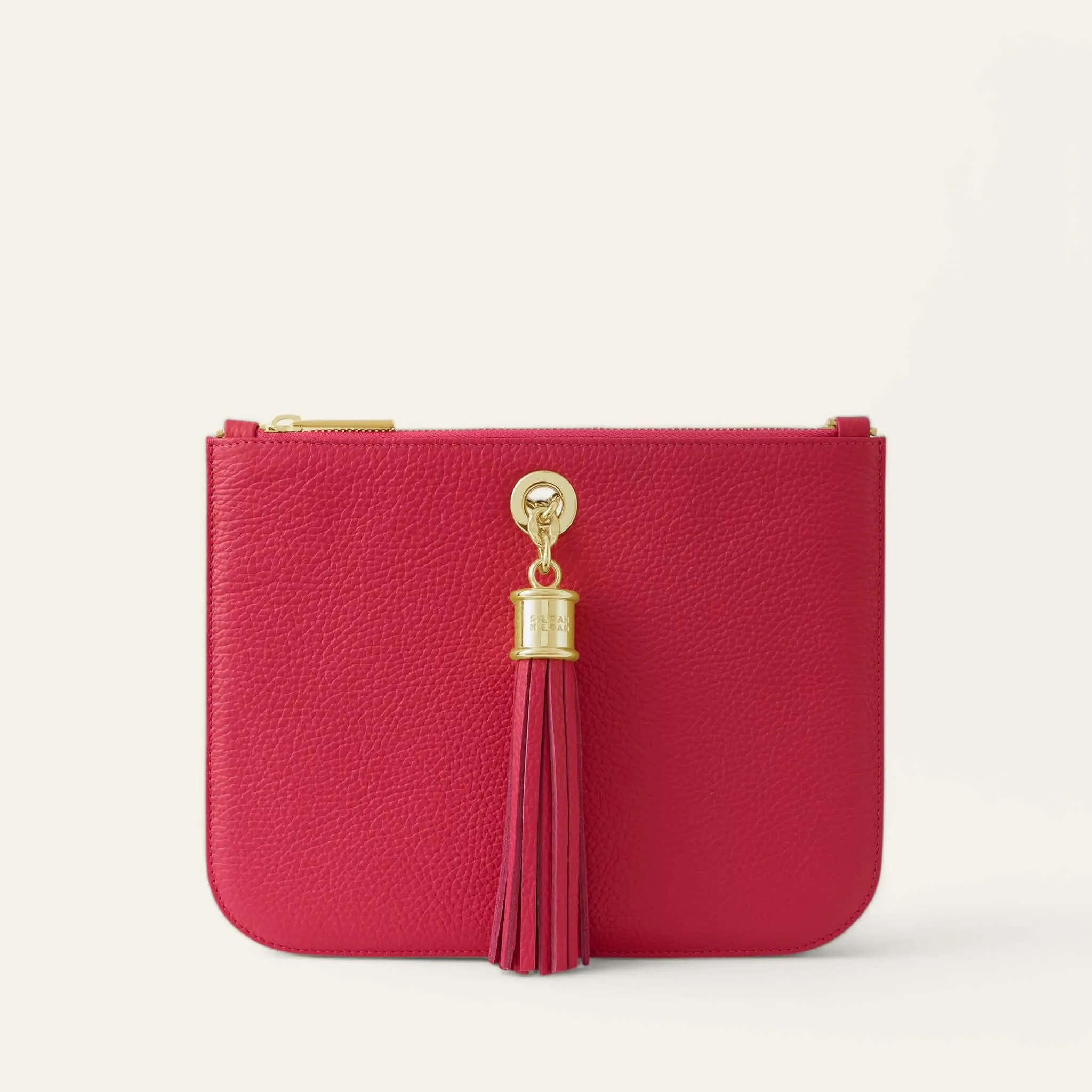 Dahlia Tote | Pillarbox Red with Gold hardware