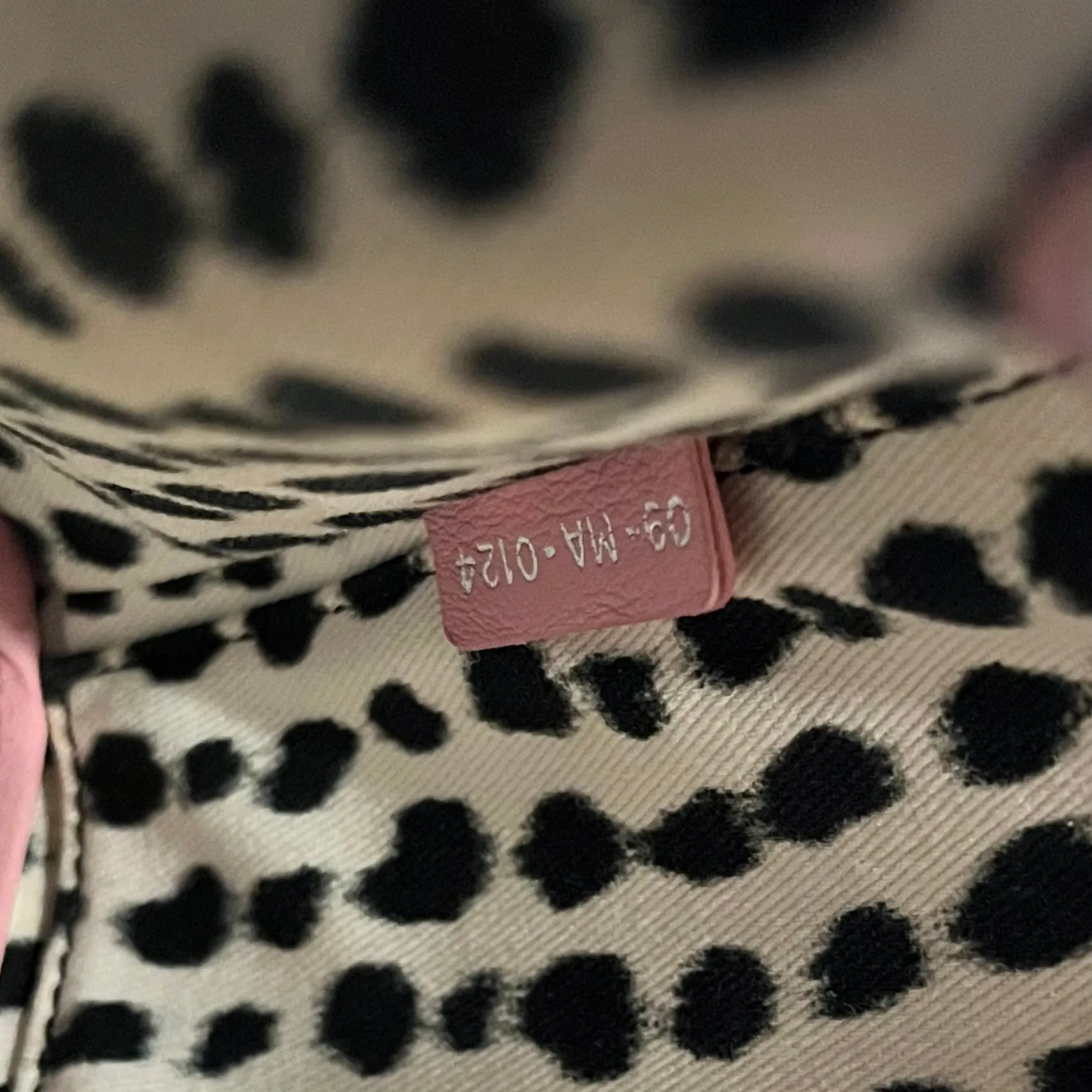 DIOR Medium Diorissimo Python Calfskin Leopard Print Tote Bag