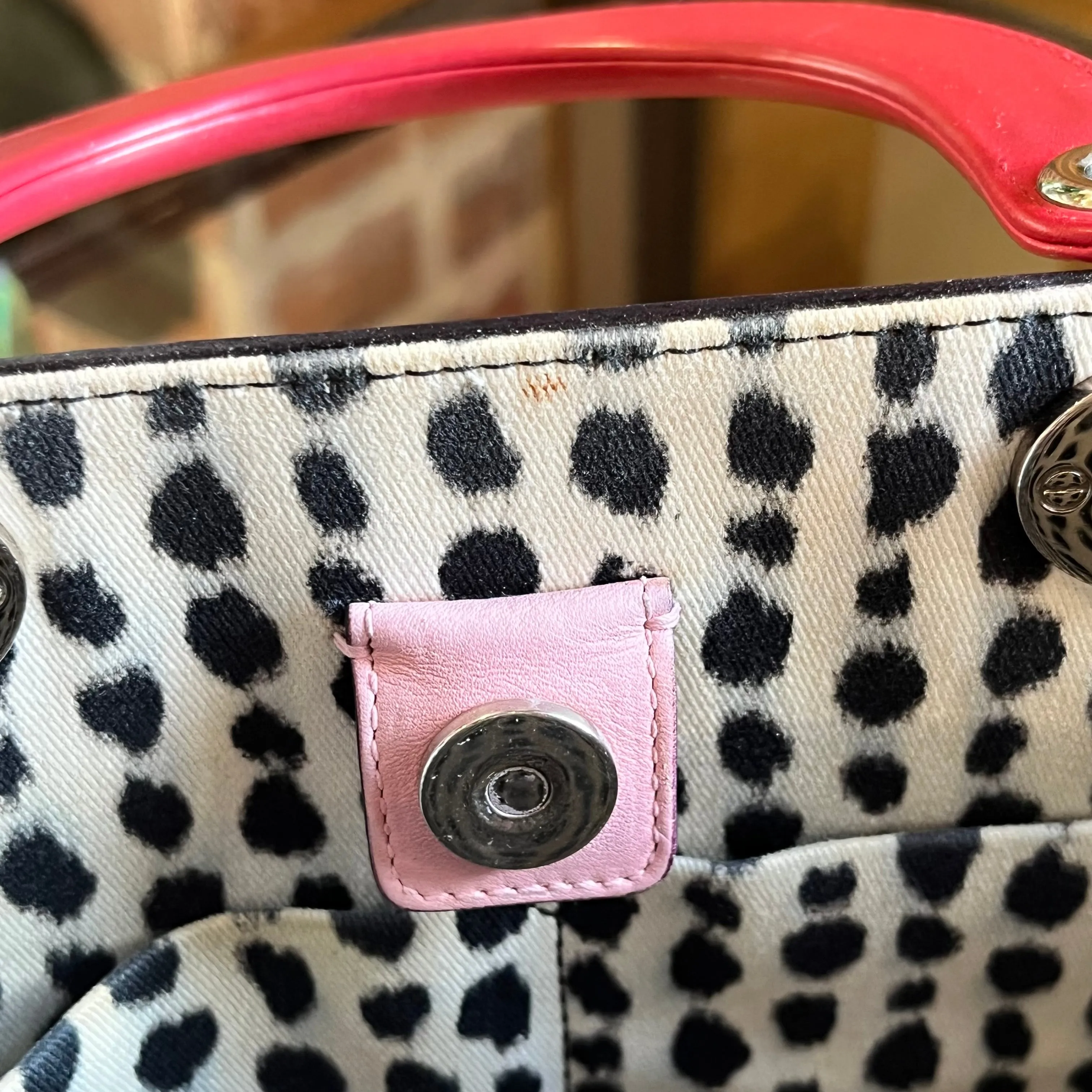 DIOR Medium Diorissimo Python Calfskin Leopard Print Tote Bag