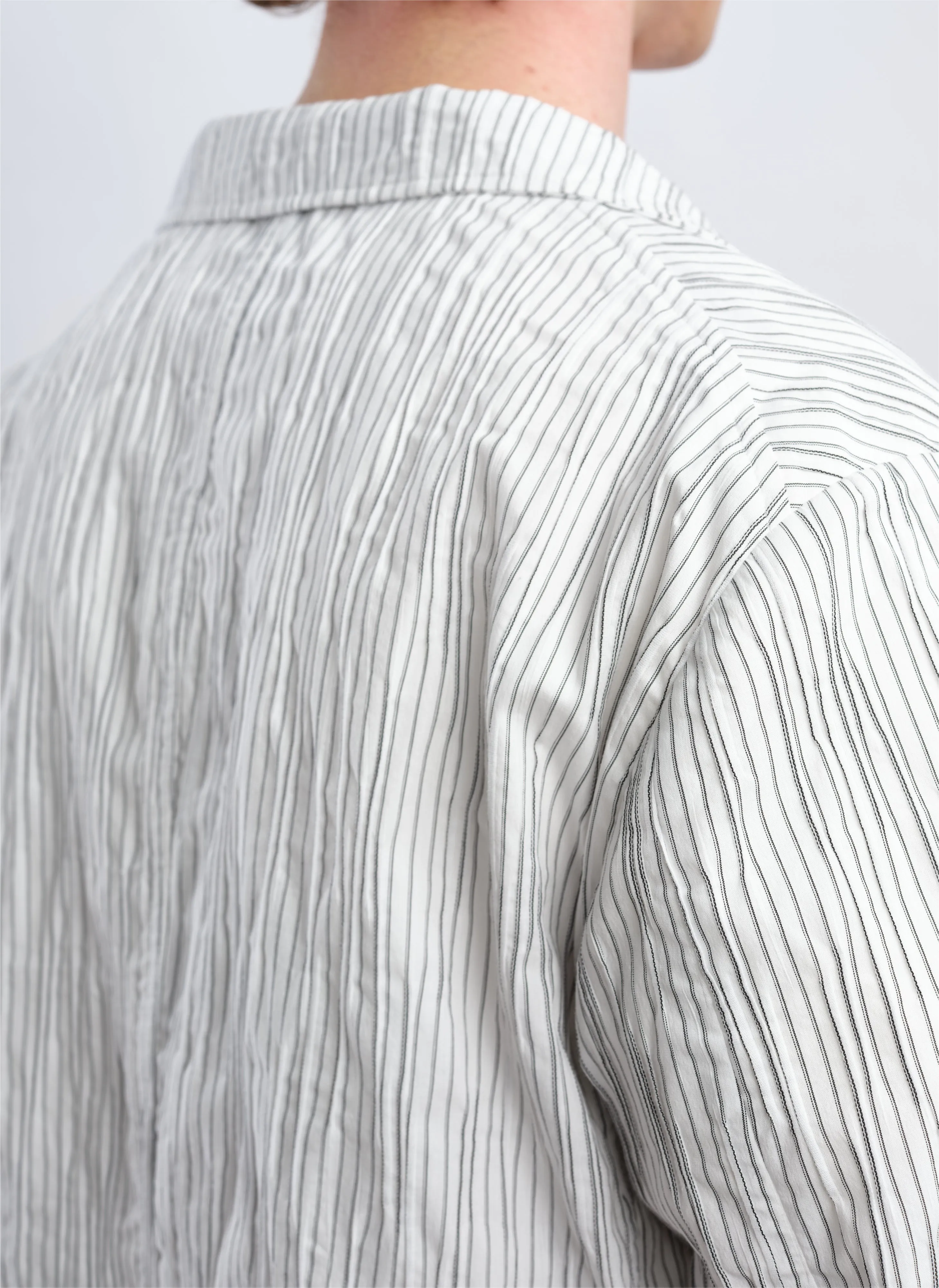 Distort Cotton Dobby Cloth Double Breasted Blazer