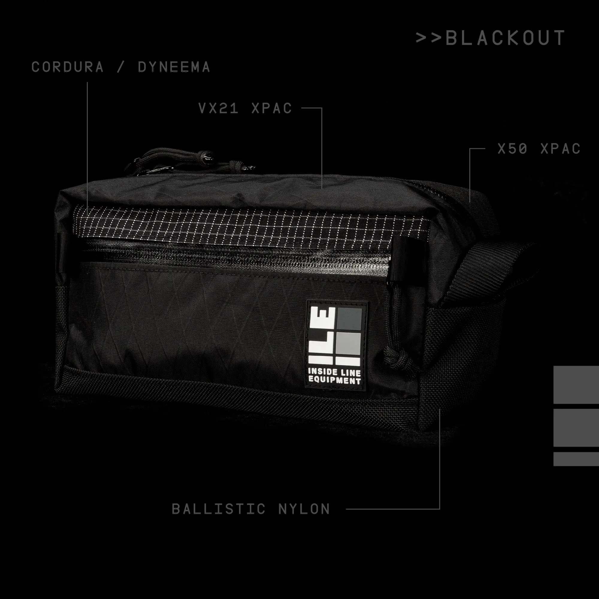 Dopp Kit - Utility: Blackout Patchwork