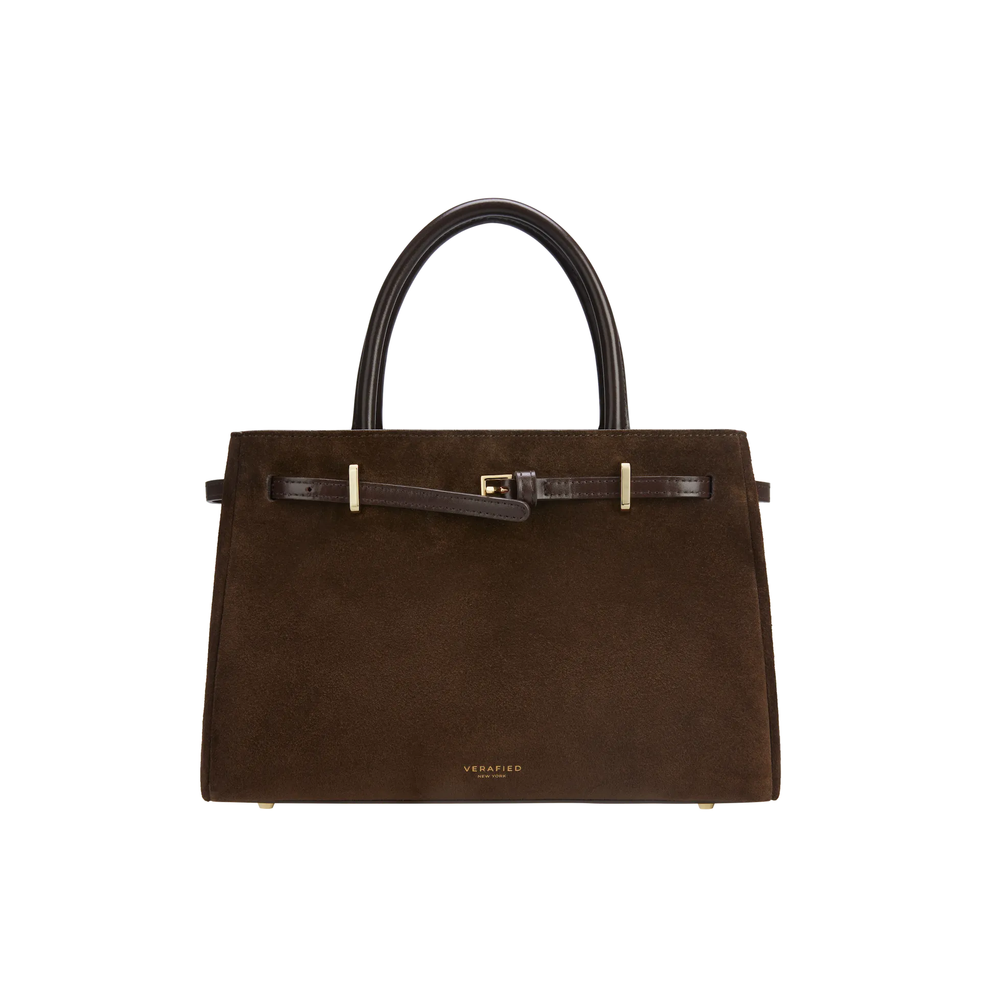 Espresso Suede Book Tote Bag 25