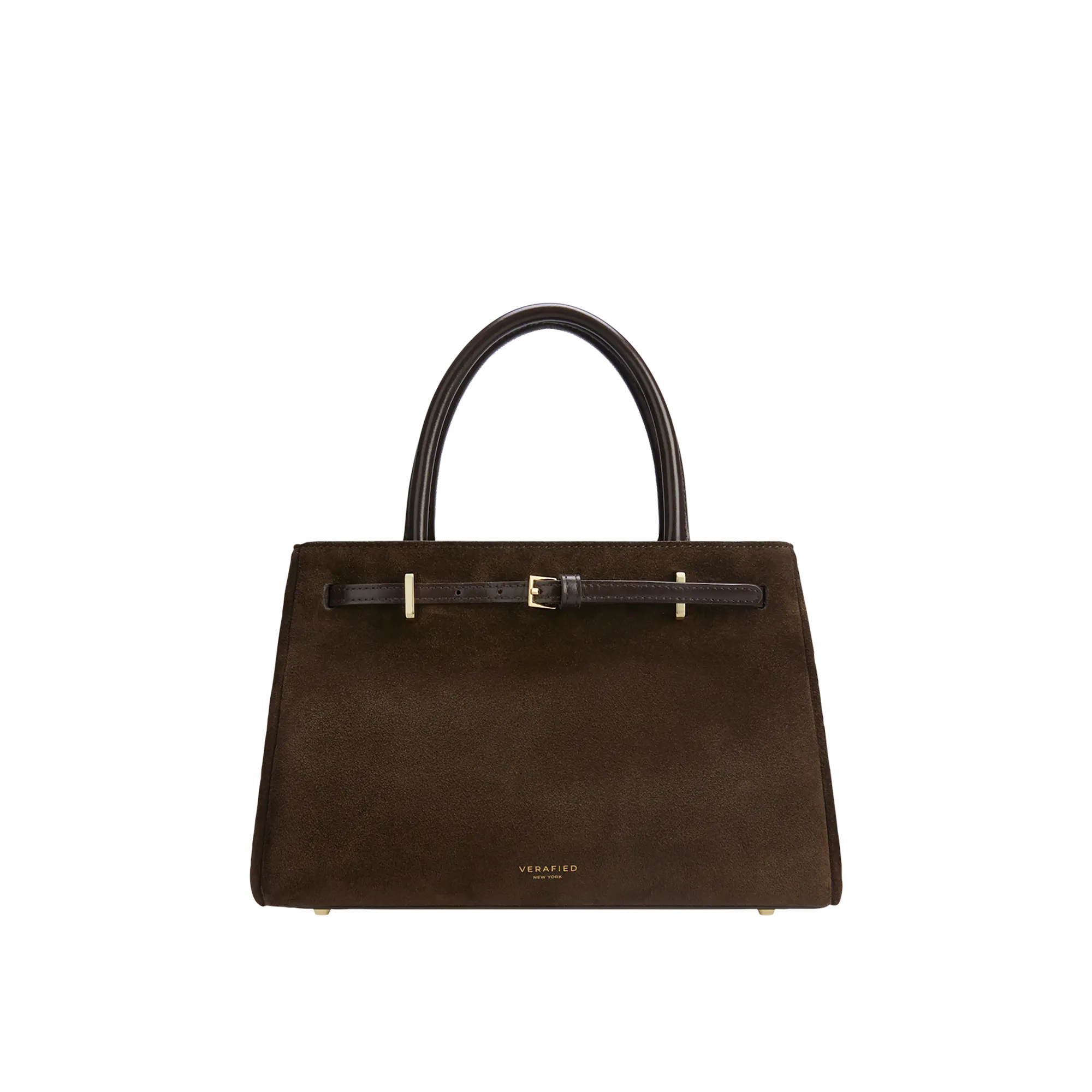 Espresso Suede Book Tote Bag 25