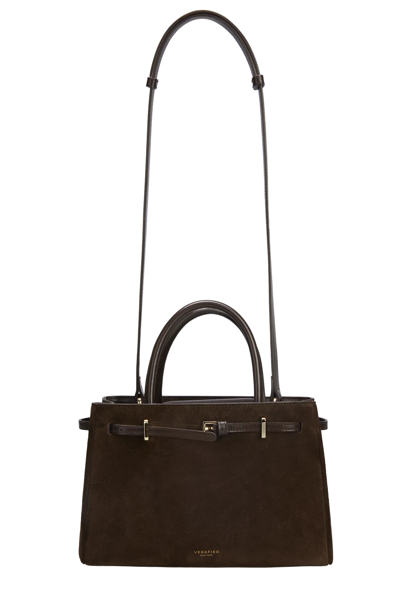 Espresso Suede Book Tote Bag 25