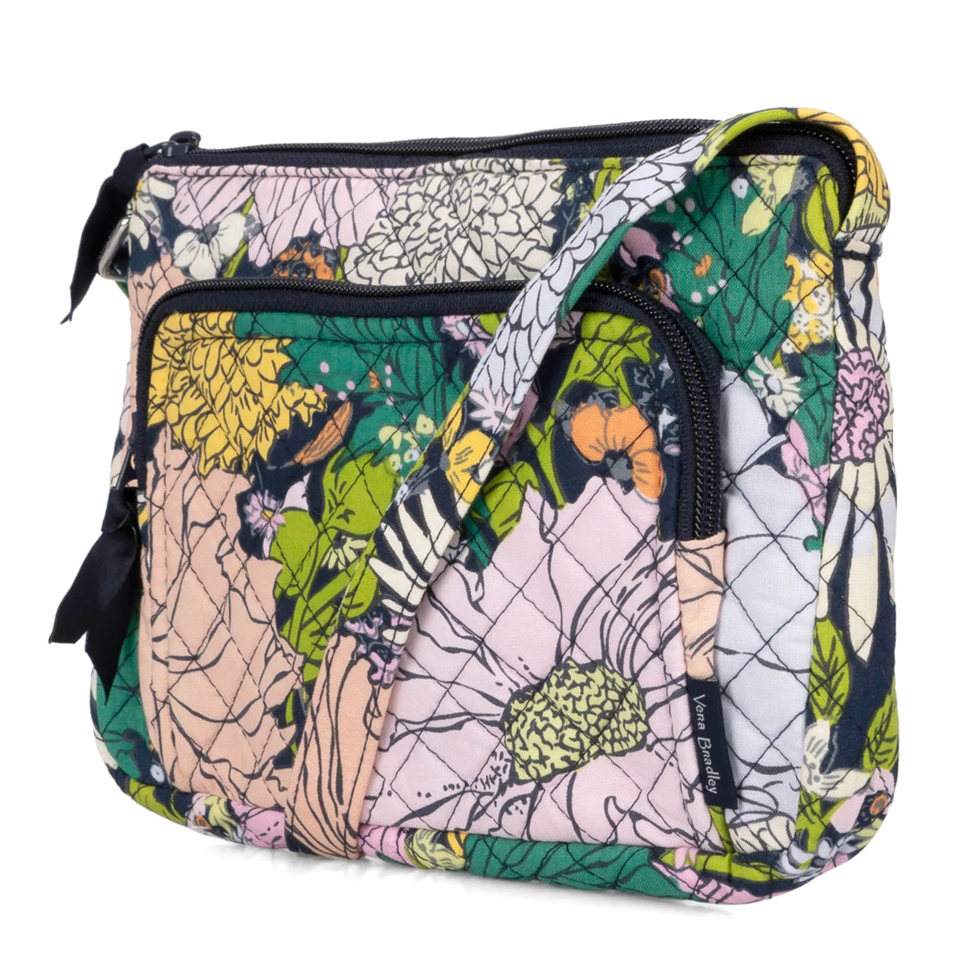 FINAL SALE Vera Bradley RFID Little Hipster Crossbody Bag Bloom Floral