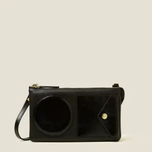 Folio Crossbody - OK Applique Black