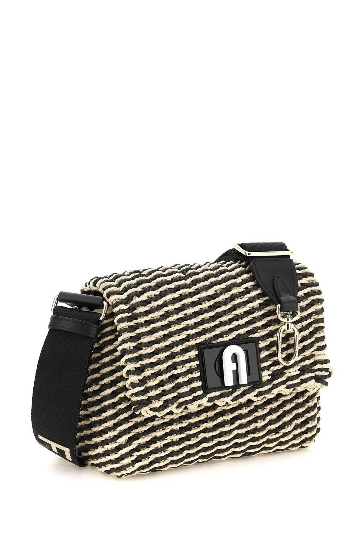 Furla 1927 Woven Crossbody Bag