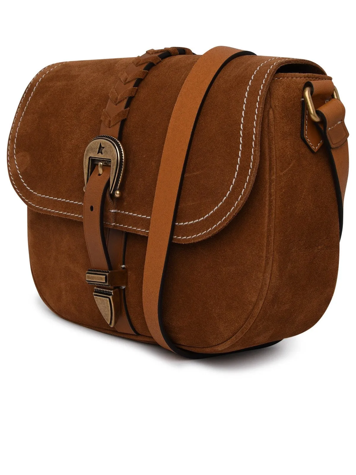 Golden Goose Deluxe Brand Foldover Top Satchel Bag