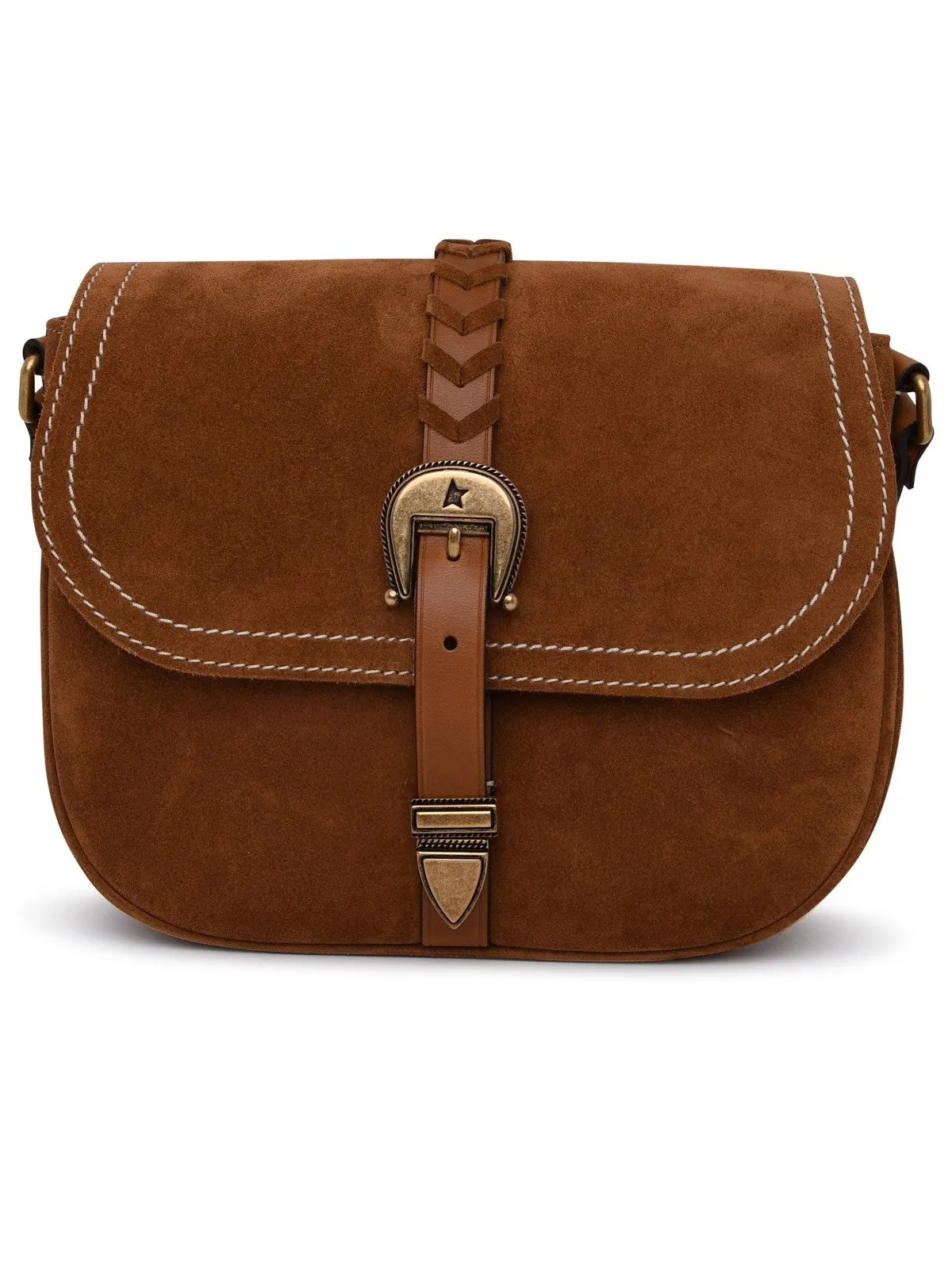 Golden Goose Deluxe Brand Foldover Top Satchel Bag