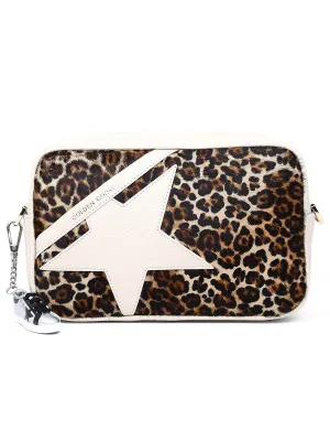Golden Goose Deluxe Brand Leopard Printed Zipped Crossbody Bag