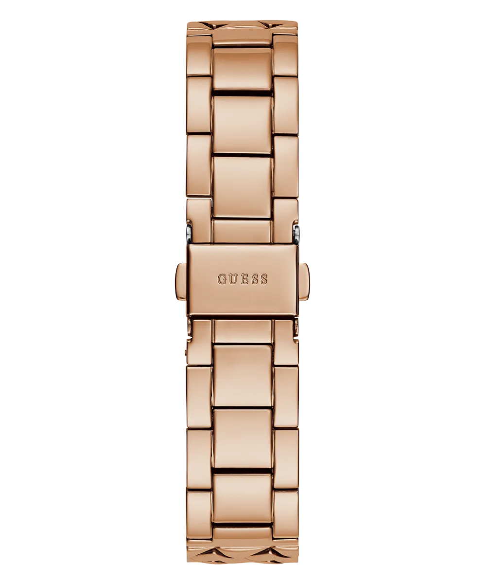 GUESS Ladies Rose Gold Tone Analog Watch