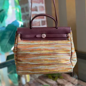 HERMES Herbag Vibrato Barenia Tote Bag