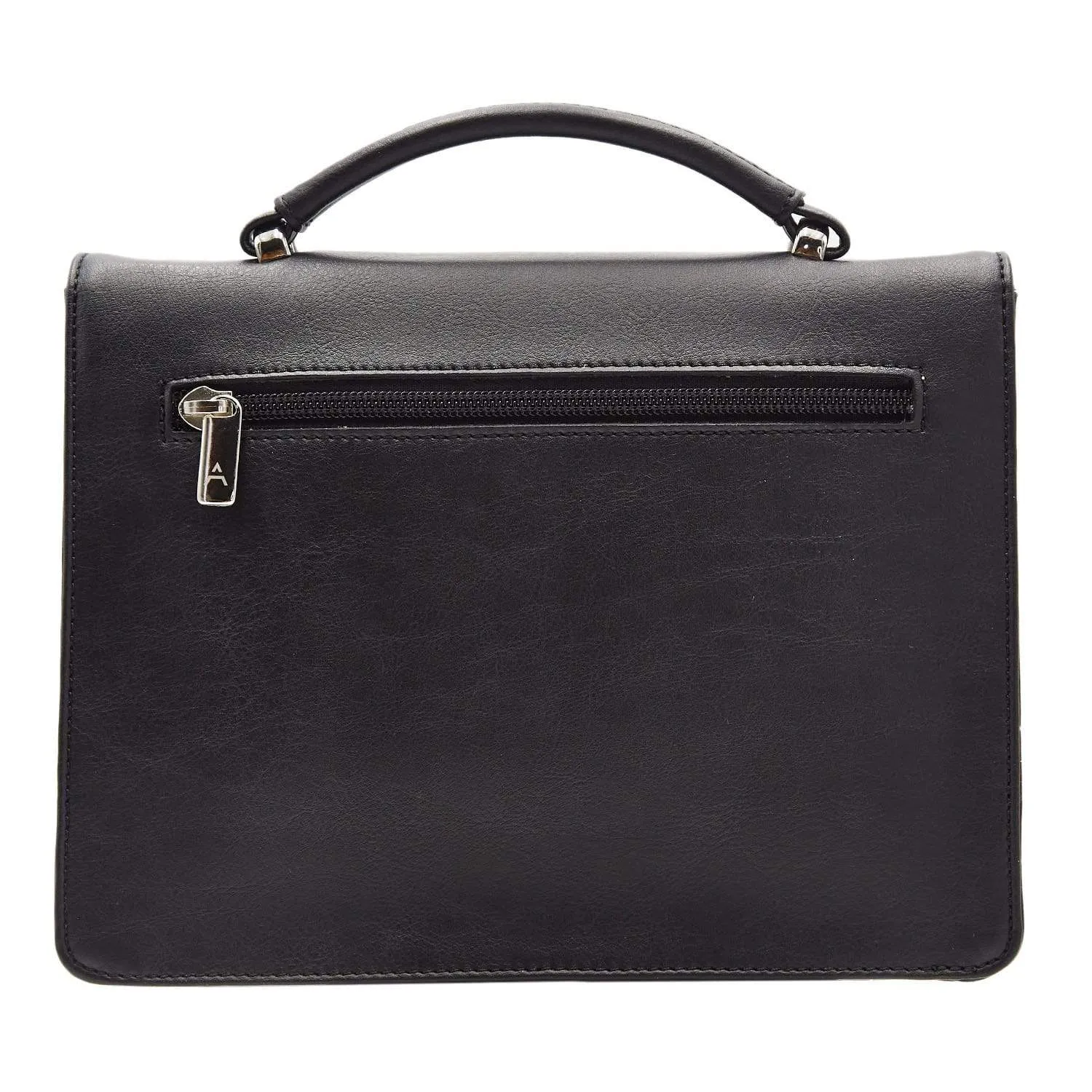 Hybrid Maxi Versatile Vegan Leather Crossbody | Black