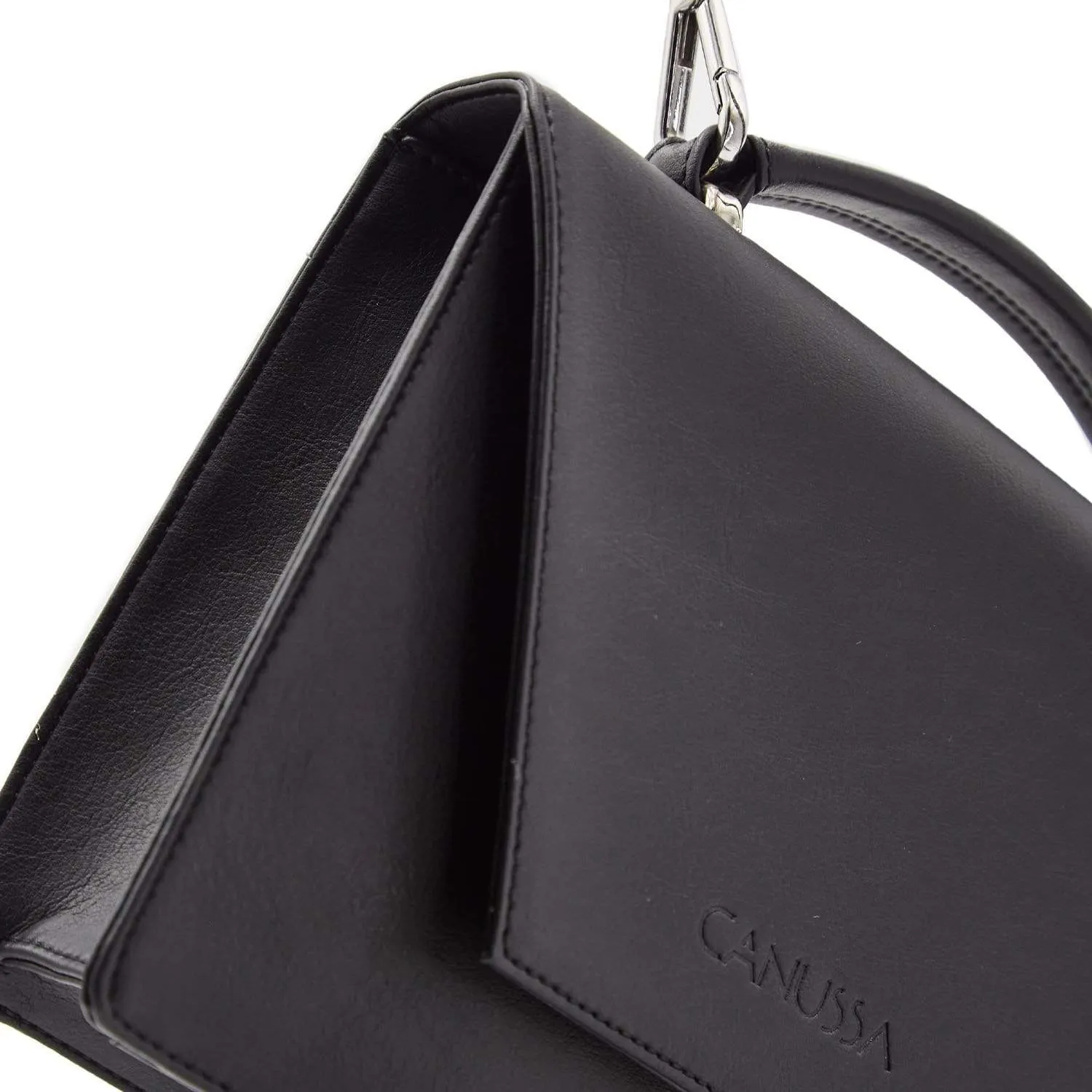 Hybrid Maxi Versatile Vegan Leather Crossbody | Black