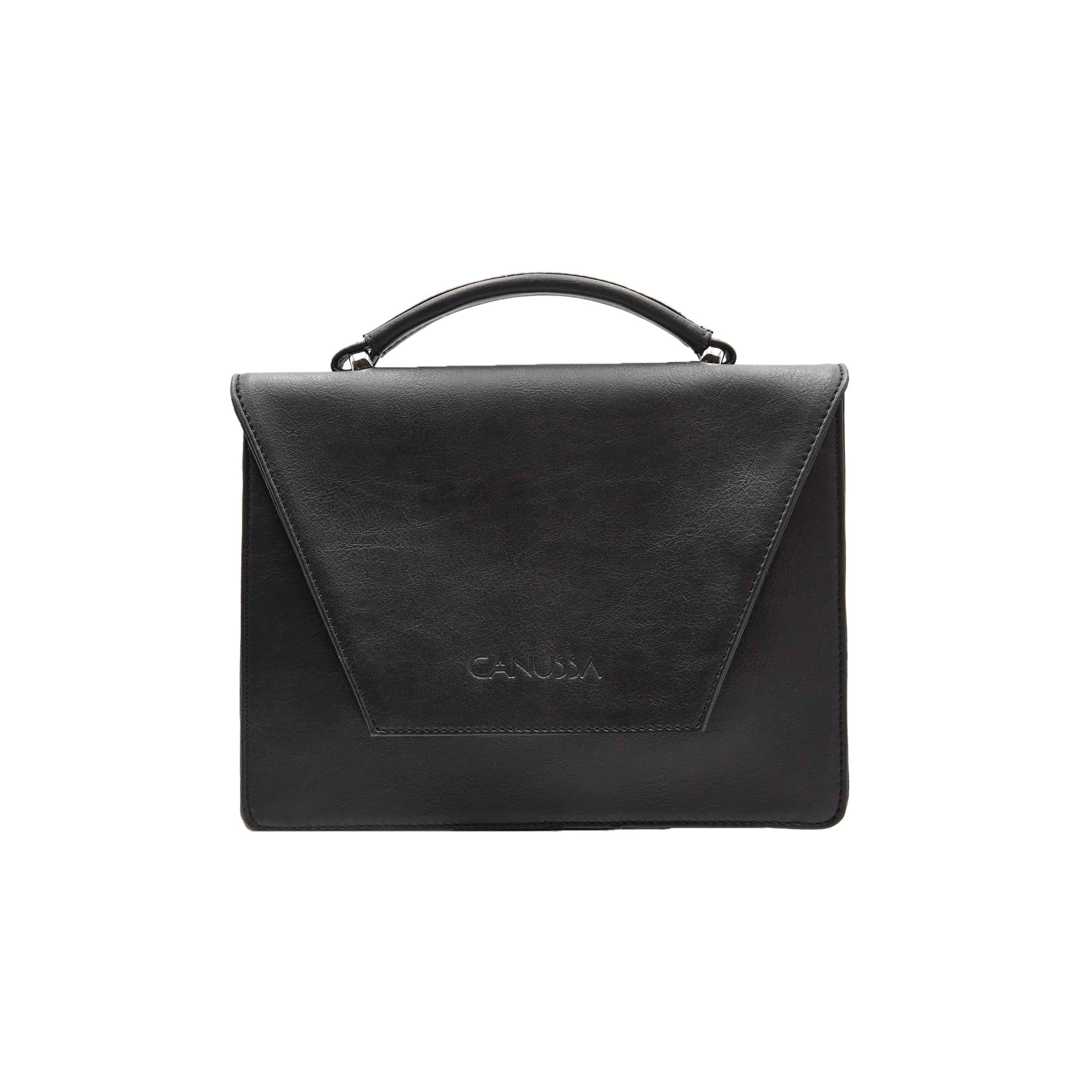 Hybrid Maxi Versatile Vegan Leather Crossbody | Black