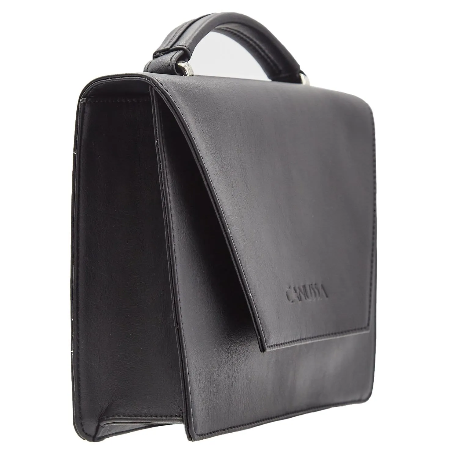 Hybrid Maxi Versatile Vegan Leather Crossbody | Black