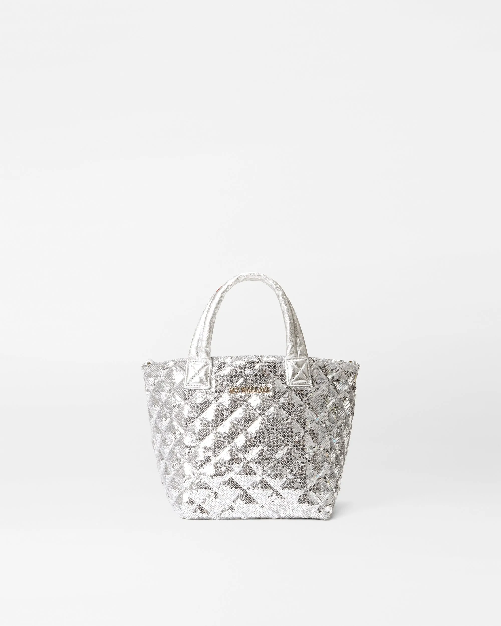 Ice Sequin Micro Metro Tote Deluxe