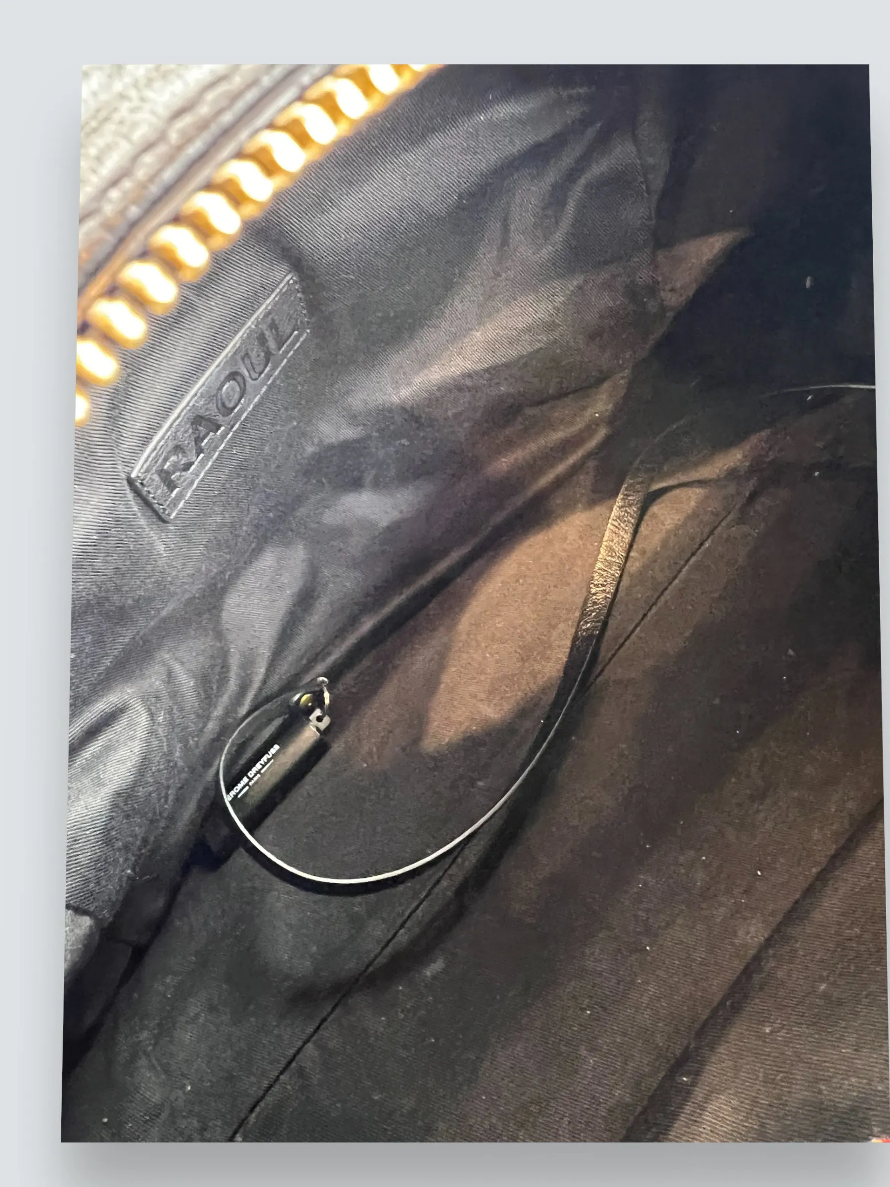 Jerome Dreyfuss Black Leather Shoulder Satchel