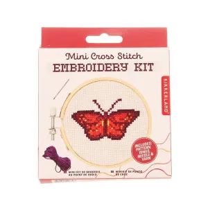 KIKKERLAND Crossstitch Embroidery Kit-Butterfly